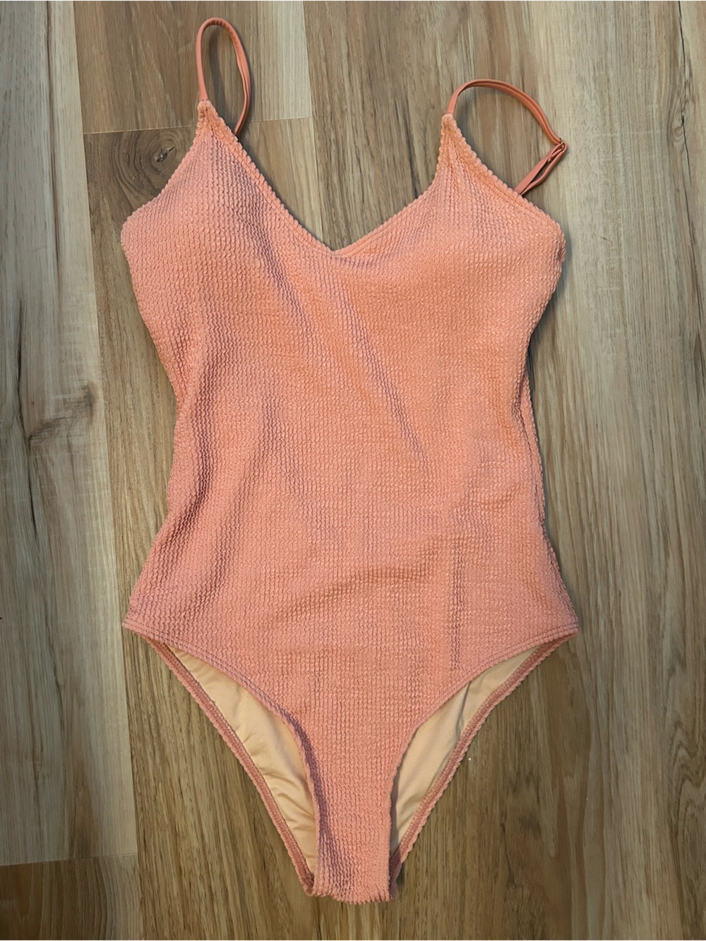 Textured Peach Geode Swimwear One Piece